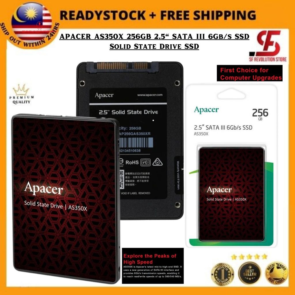APACER AS350X 256GB 2.5