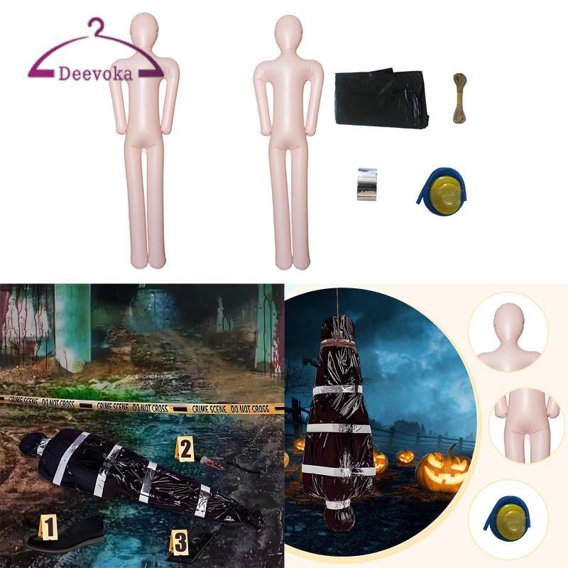 [deevoka] Inflatable Mannequin for Halloween, Inflatable Body Prop ...