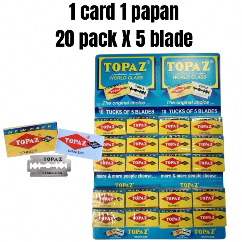 Topaz Blade 5's X 20 Tucks Precision Shaving High-Quality Material ...