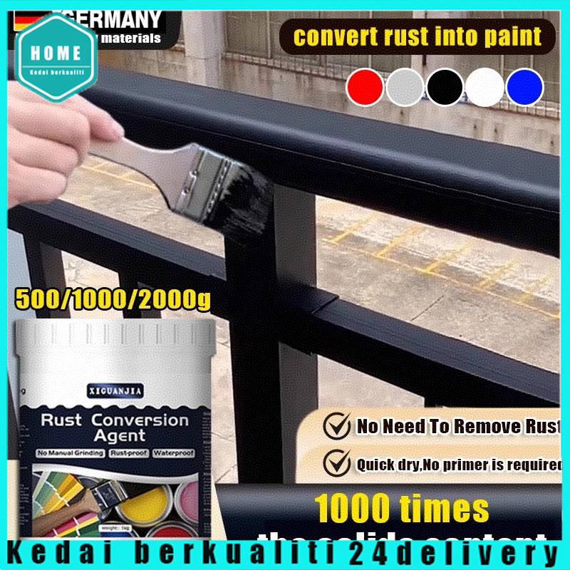Rust Converter for Metal, Cat Anti Karat Besi Pagar, 1000ml Anti Rust ...