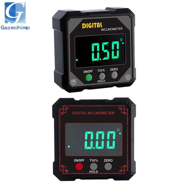 Gazechimp Digital Inclinometer Digital Level Angle Gauge Meter ...