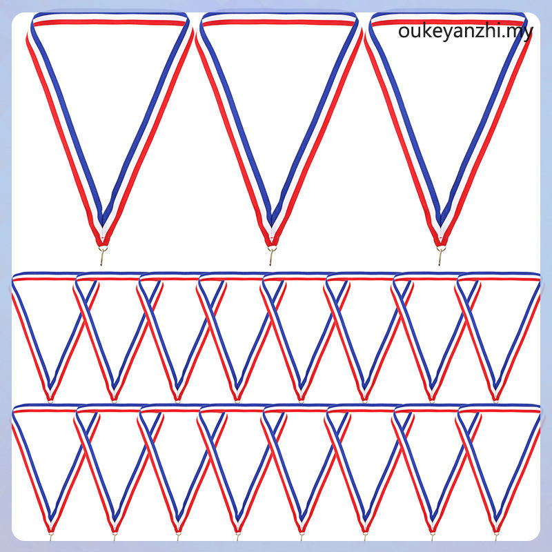 30 Pcs Fabric Lanyards for Neck Medal Strip Ribbon oukeyanzhi | Shopee ...