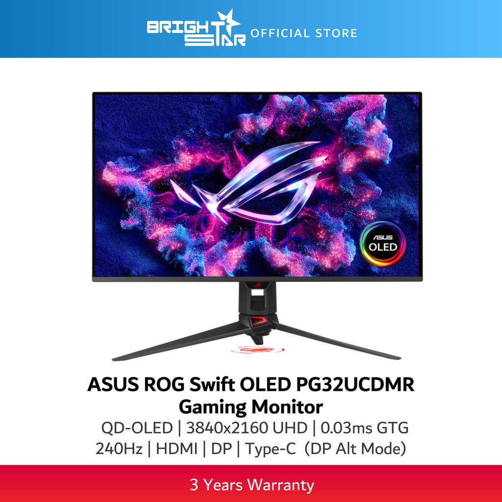 ASUS ROG Swift OLED PG32UCDMR Gaming Monitor - 32