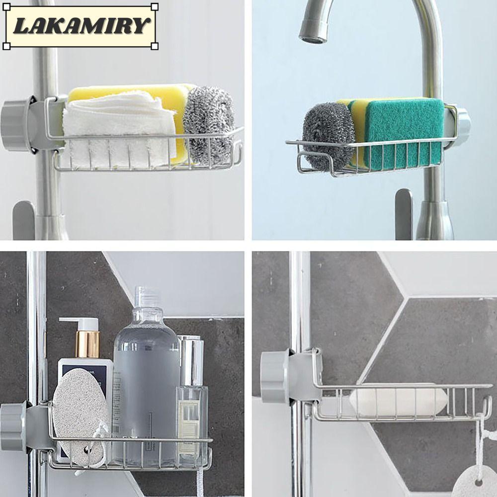 LAKAMIRY Sink Storage Rack, Large Capacity Waterproof Sink Rack ...