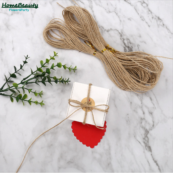 50 Pcs DIY Use 25cm Retro Natural Handmade Hemp Rope Special for Tag ...