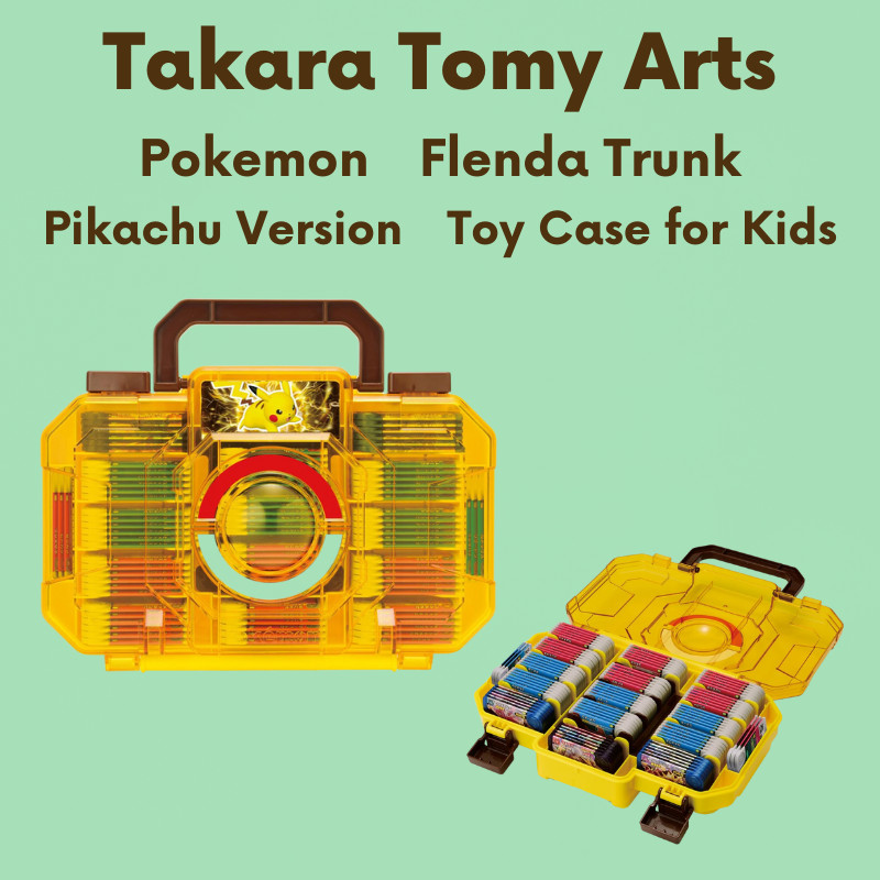 Takara Tomy Arts Pokemon Flenda Trunk Pikachu Version Toy Case for Kids ...