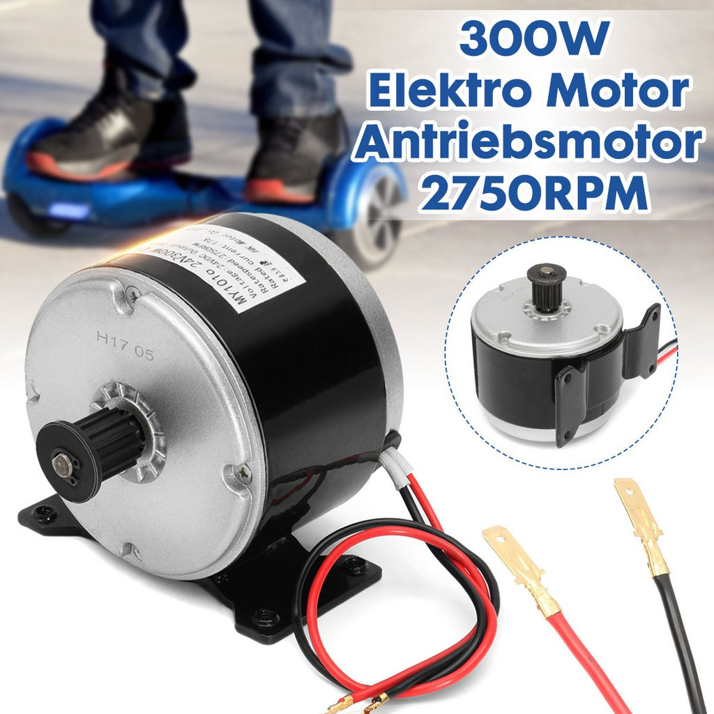 250W 24V DC Electric Motor Brushed 2750RPM For E Bike Scooter Go Kart ...
