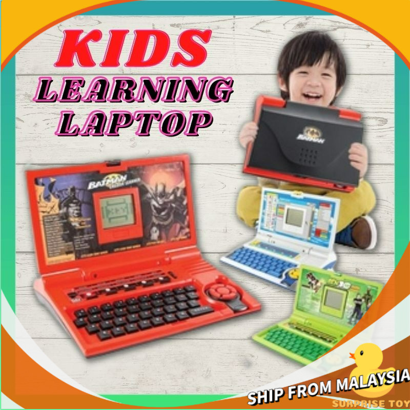 Learning English Kids Laptop Computer Education Toys Laptop Budak ...