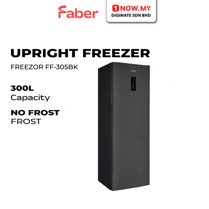 FABER 300L Upright Freezer Freezor FF-305BK | Pembeku Tegak 冰箱 | Shopee ...