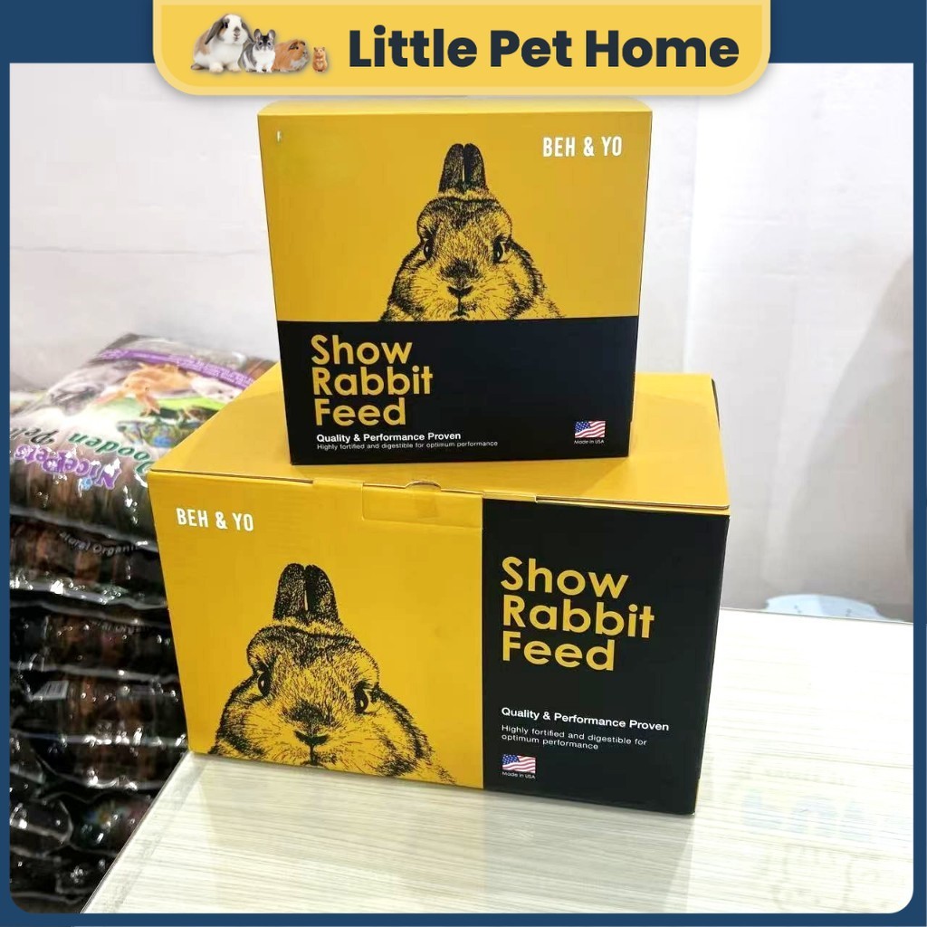 Beh & Yo Show Rabbit Feed Makanan Arnab Rabbit Food Pellet 600g 1.2kg 3 ...
