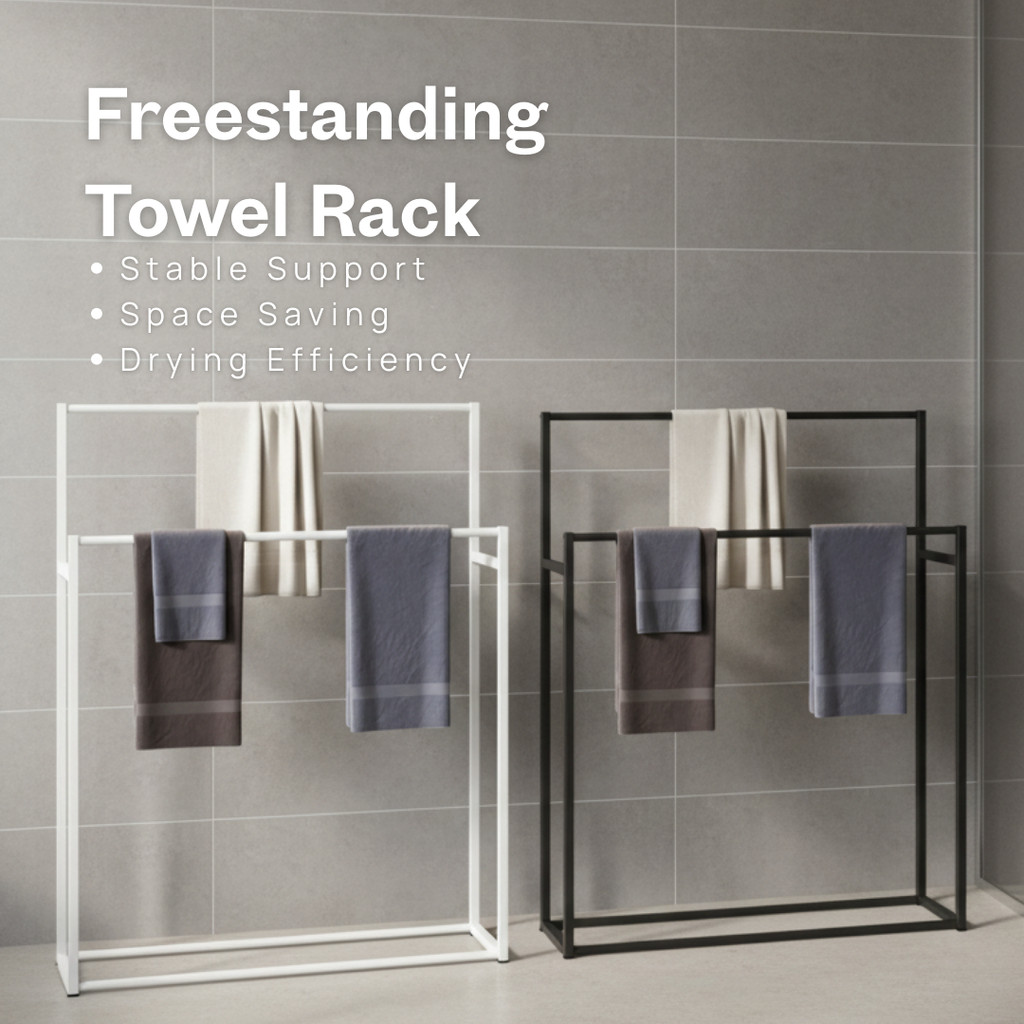 MM Rak Tuala Baju Hanger Clothes Drying Rack Metal Penyidai Sejadah ...