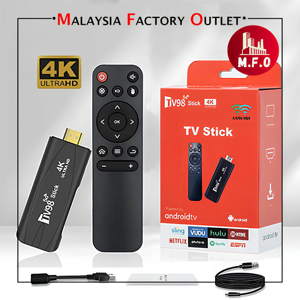 TV Stick TV98 4K 5G WIFI Smart TV Stick TV BOX Android 12.1 8gb+128gb ...