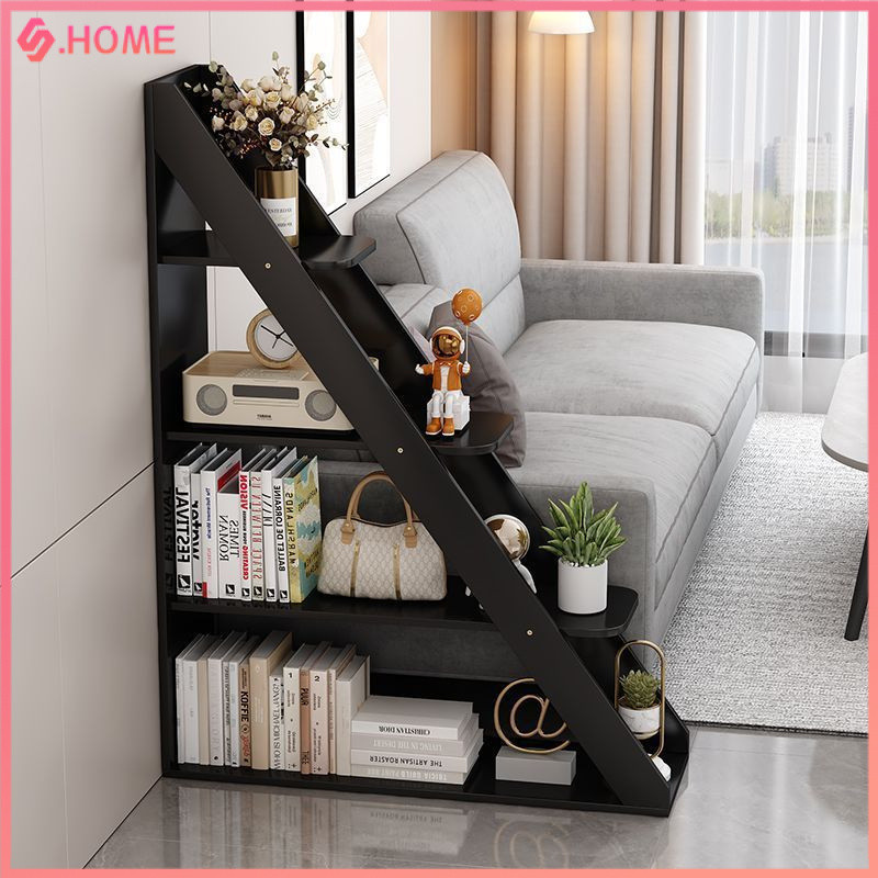 Simple Modern Living Room Shelf Floor Bookshelf Bookcase Display Rack ...