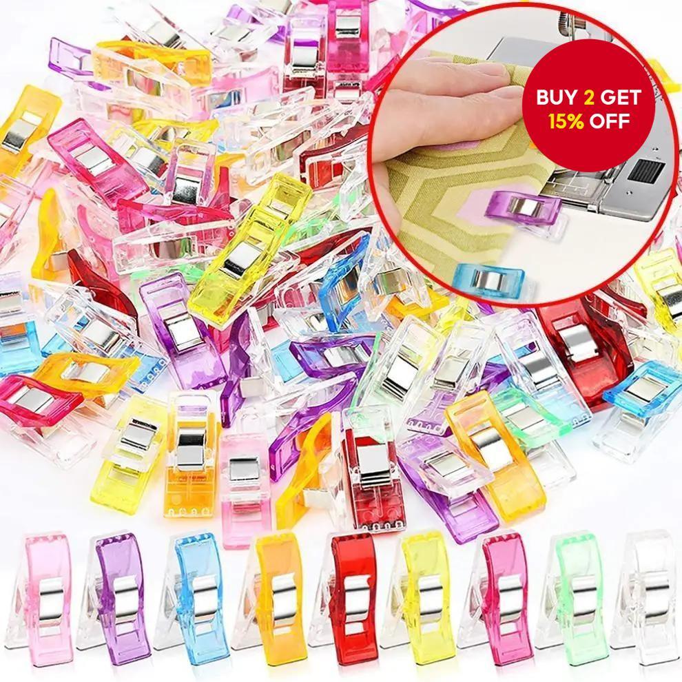 50PCS Sewing Clips Colorful Clips Multipurpose Plastic Craft Crocheting ...