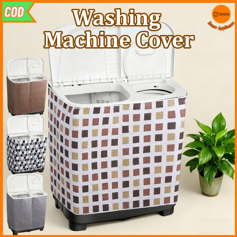 Twin Tub Washing Machine Cover Waterproof Top Load Washing Machine Dust ...
