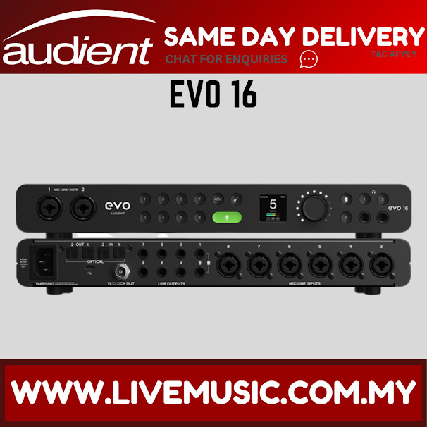 Audient Evo 16 USB Audio Interface ( EVO16 / EVO-16 ) | Shopee Malaysia