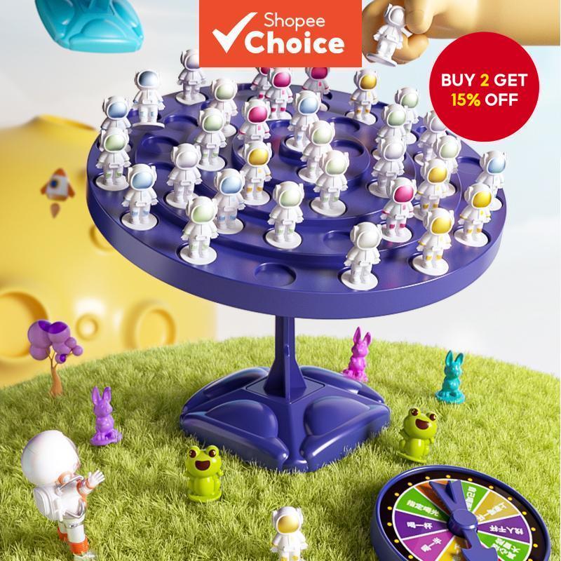 Balancing Board Puzzle For Kids astronaut Balance Tree Game Parent ...