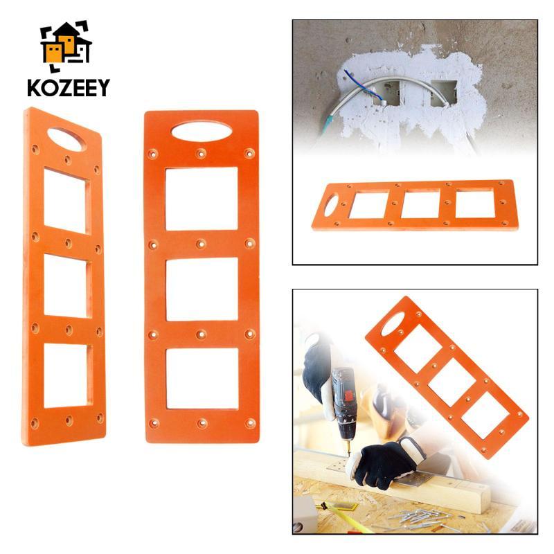 [KOZEEY] Sockets Slotting Template Housing Holder Sturdy Wall Boxes ...