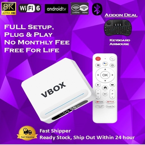Fast Speed TV Box 5Gwifi 8K Voice Control | Shopee Malaysia