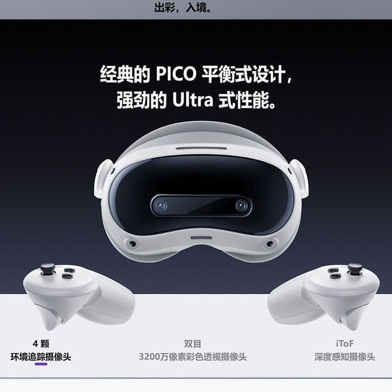 Pico4 pro vr All-in-One Machine 4k Smart Somatosensory VR Device 512g ...