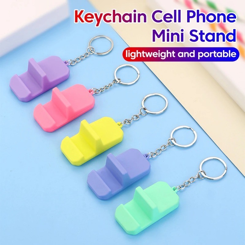 Portable Creative Keyring Design Cell Phone Mini Holder Outdoor Multi ...