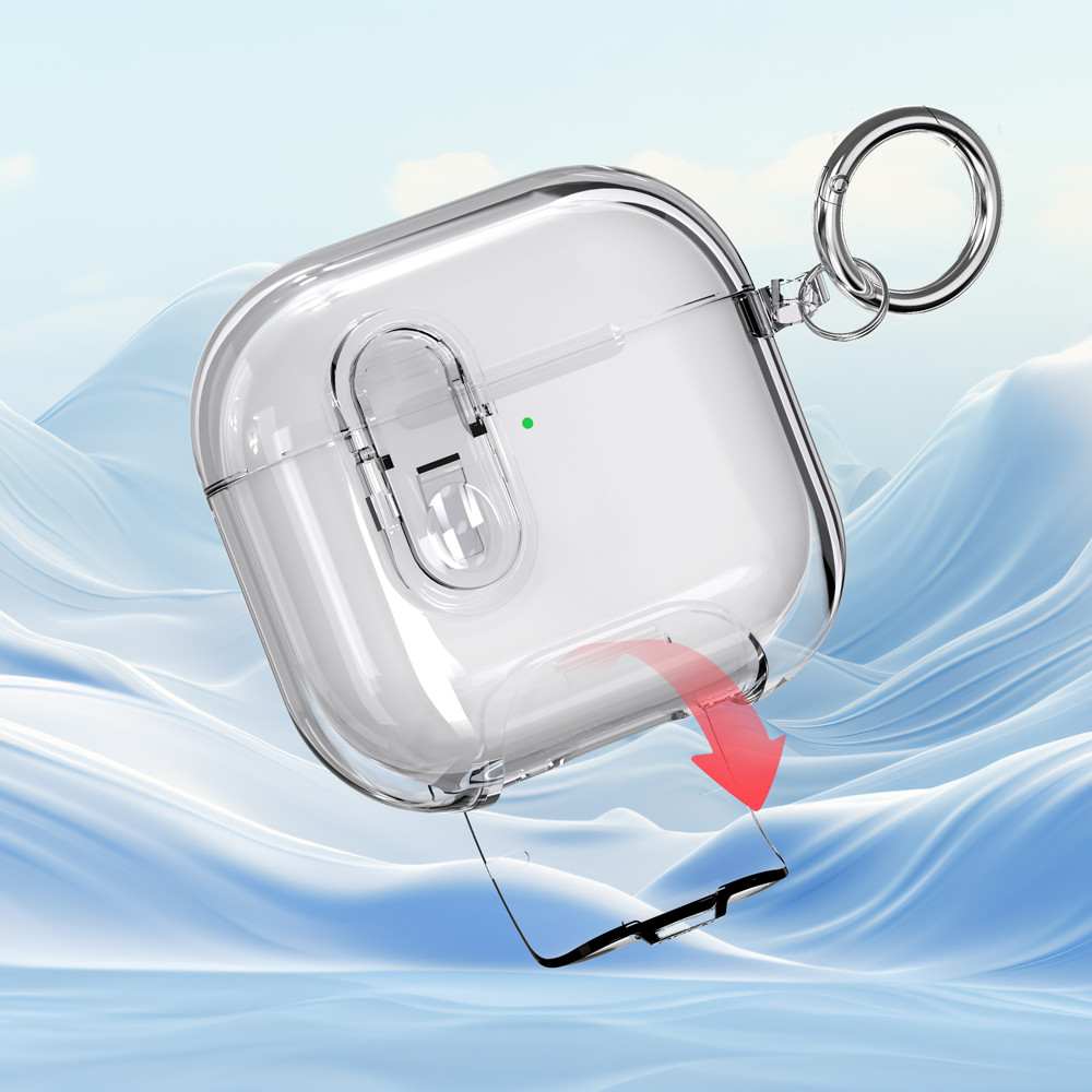 with Phone Holder Transparent Airpod Case For Airpods Pro3 2025 4 Anc ...
