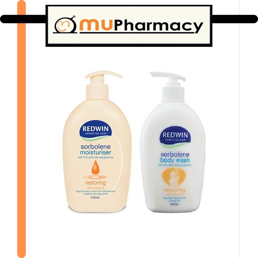 Redwin Sorbolene Moisturiser 550ML/Body Wash 500ML/Redwin Sorbolene ...