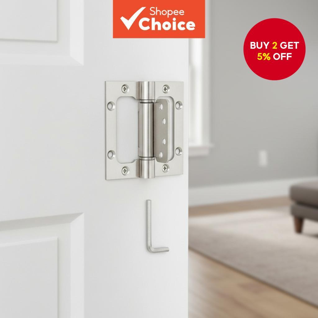 One Piece Hidden Door Buffer Automatic Closer Female Hinge Slot Free ...