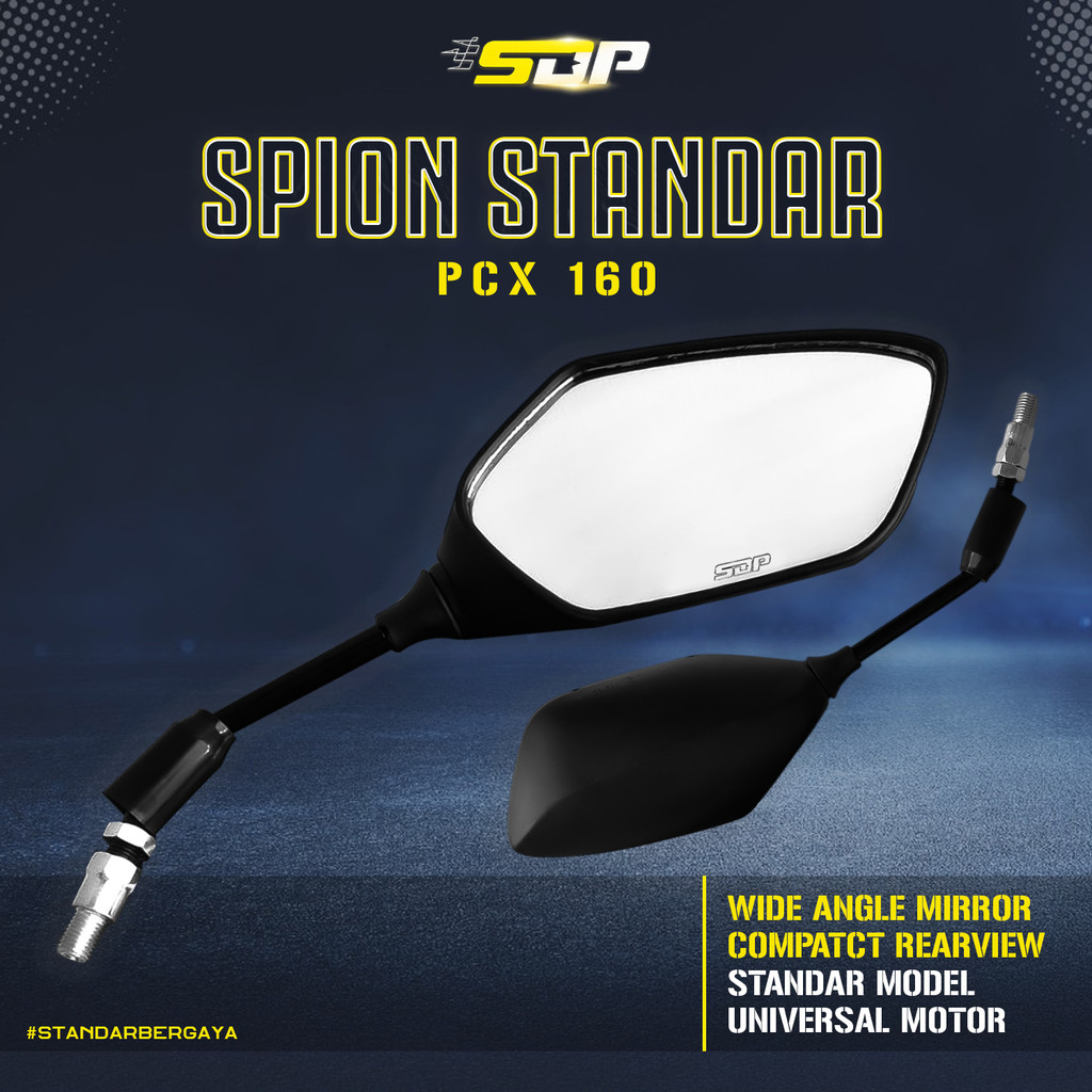PCX 150 Standard Mirror with Clear Glass and Convex Thread 14 | Vario ...
