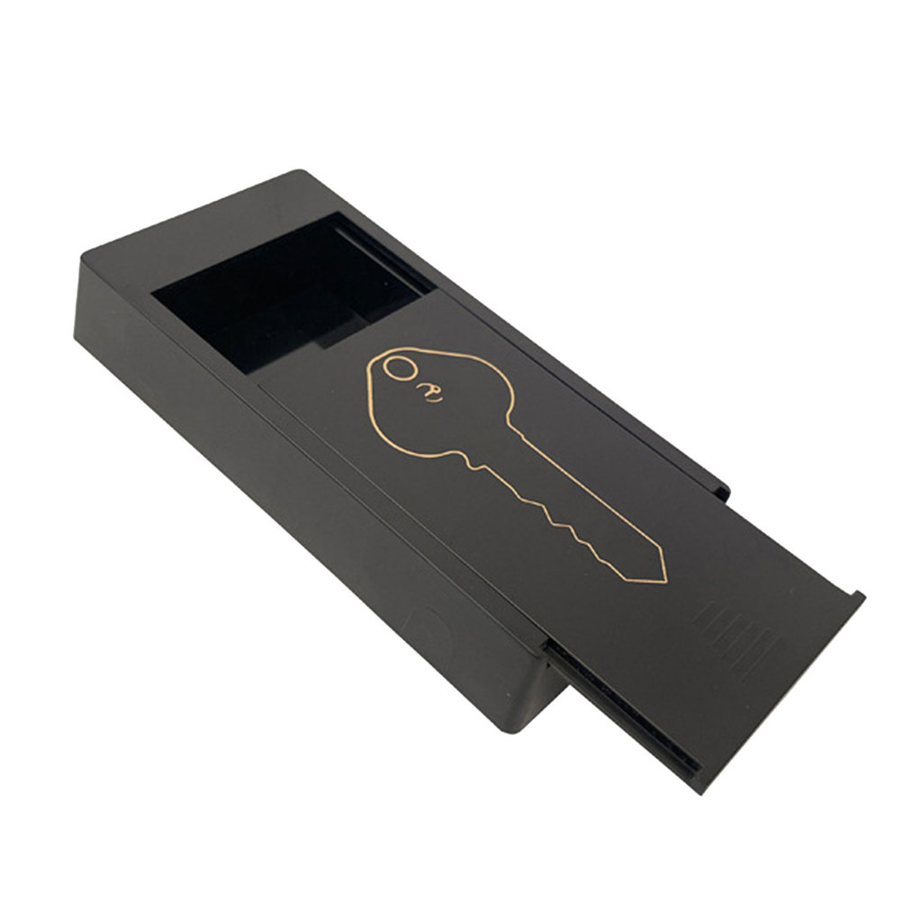 Mirror-Life Creative Magnetic Black Key Safe Box Car Key Holder Hidden ...