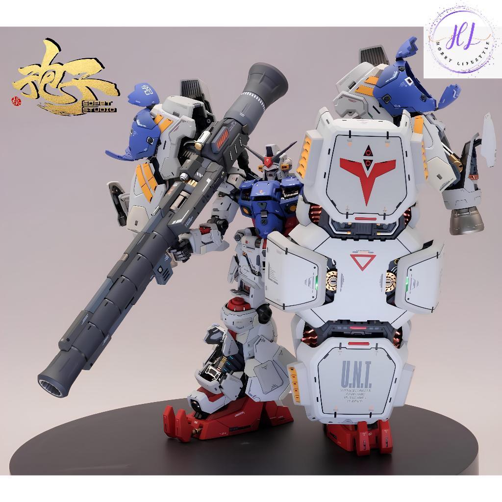 Assembled Model MG 1/100 GP02 MLRS PHYSALIS Solomon (with water decal ...