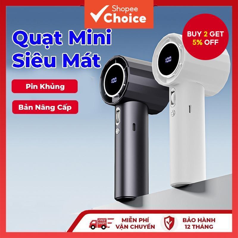 GS9 Mini Handheld Fan 100-Level Wind Turbine Portable Jet Fan 6000mAh ...