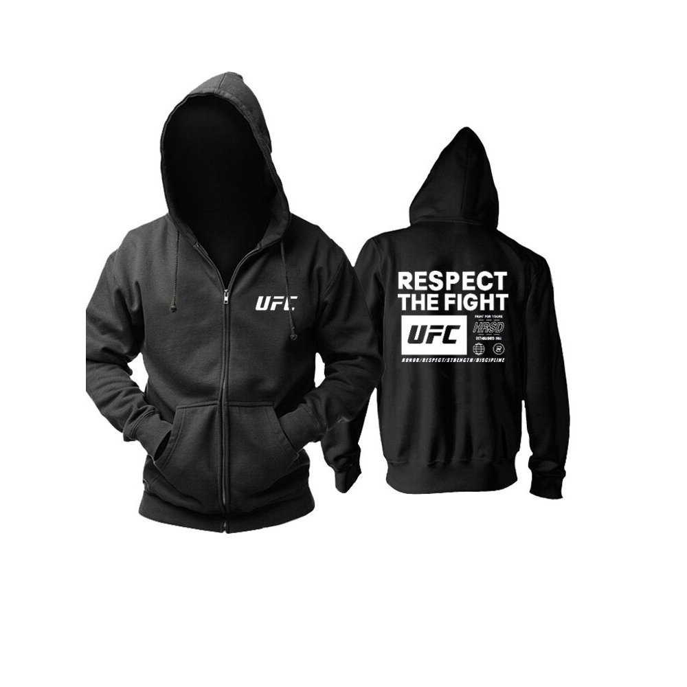 Baju UFC MMA Mixed Martial Arts Zipper Jacket Respect Battle for You ...