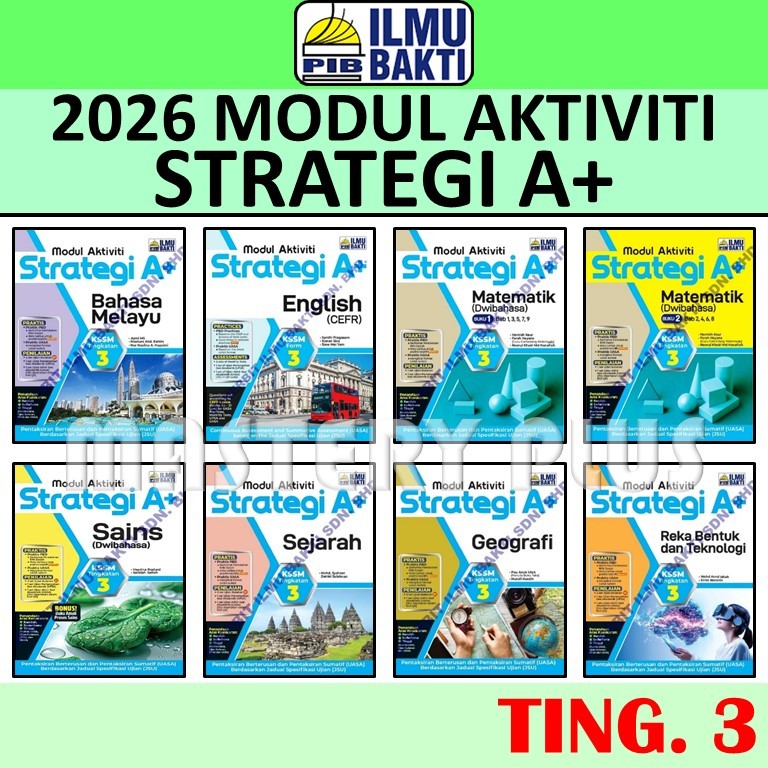 📚2026 MODUL AKTIVITI STRATEGI A+ TINGKATAN 3 | MODUL KREATIF | MODUL ...