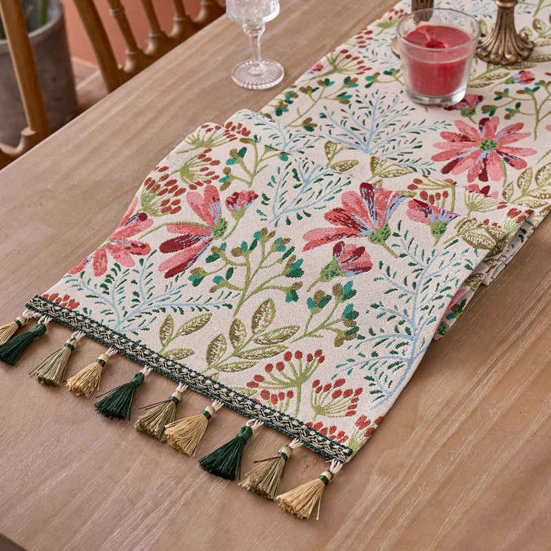 American Table Runner Hotel Table Runner Long Decorative Cloth TV ...