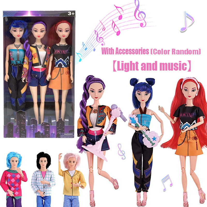 KPop Demon Hunters Rumi with Light and Music Movable Joint Toys ...