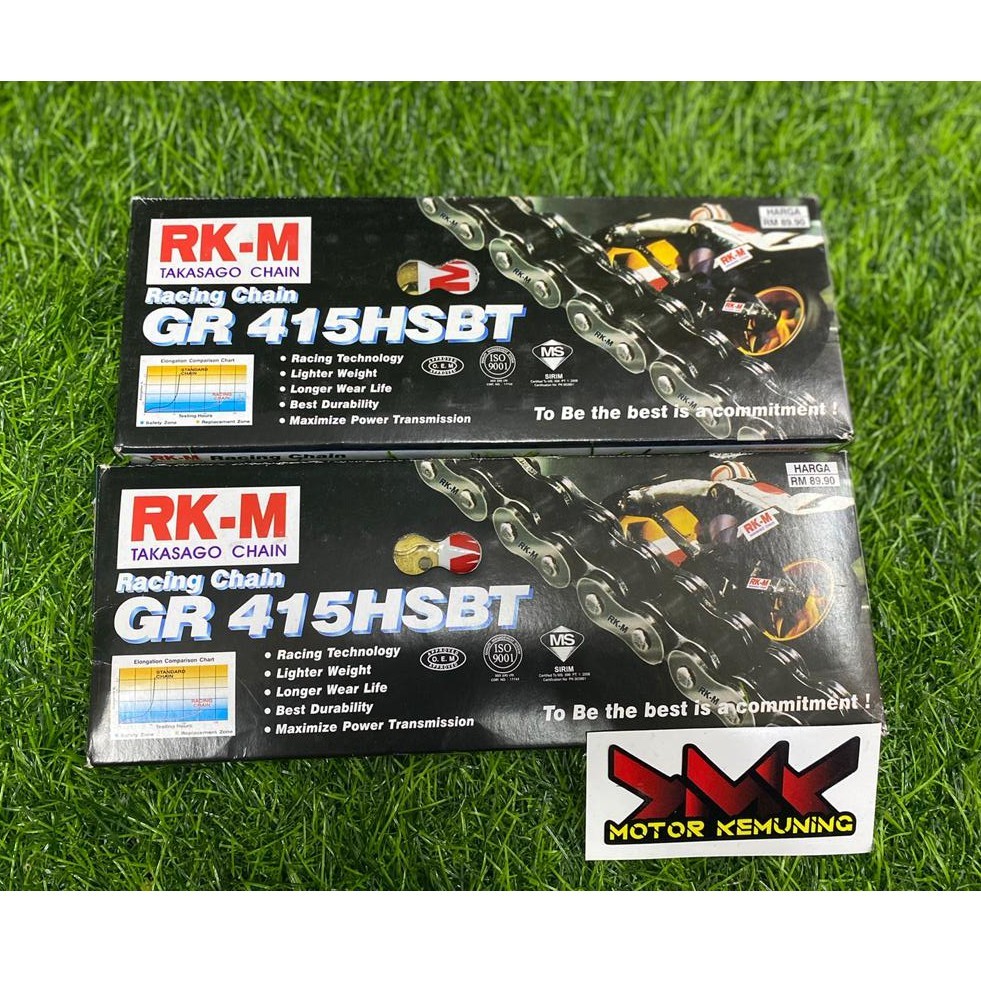 RKM RACING CHAIN GR415HSBT - 128L GOLD | Shopee Malaysia