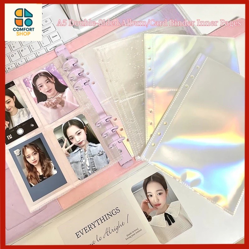 [24-Hour Shipping] Photo Storage Bag A5 Binder Sleeves 1/2/4P Photo ...