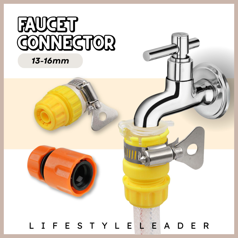 1pcs Water Pipe Connector with Lock Universal Water Faucet Adapter ...