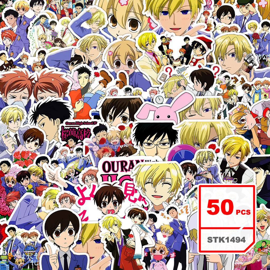 Oran High School Host Club Stickers Set Japanese Anime Waterproof ...