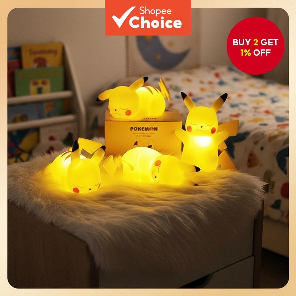 Adorable Pikachu Nightlight Creative Birthday Present Table Decoration ...