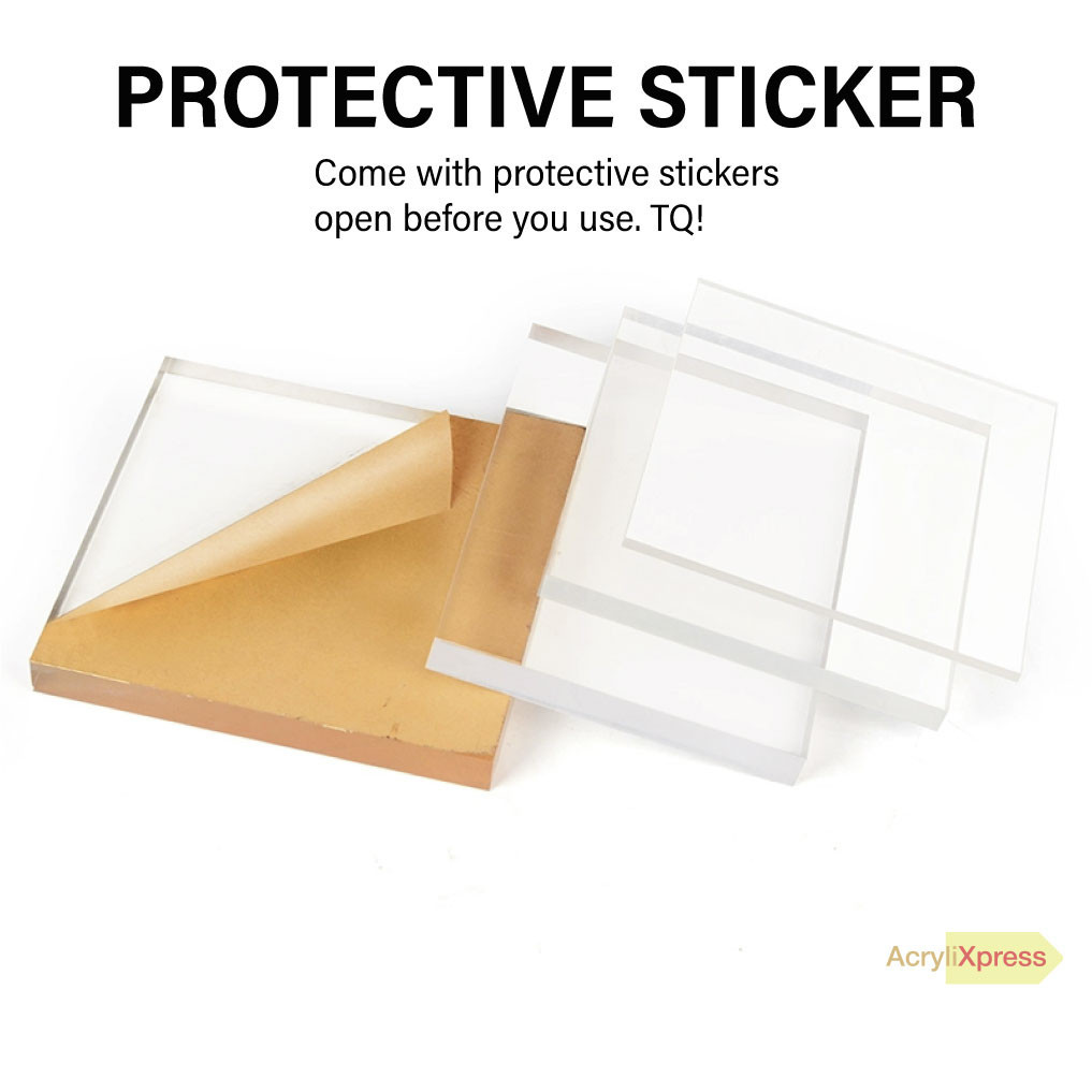 10pcs A4 2mm Clear Acrylic Sheet, Transparent Plastic Board for Laser ...