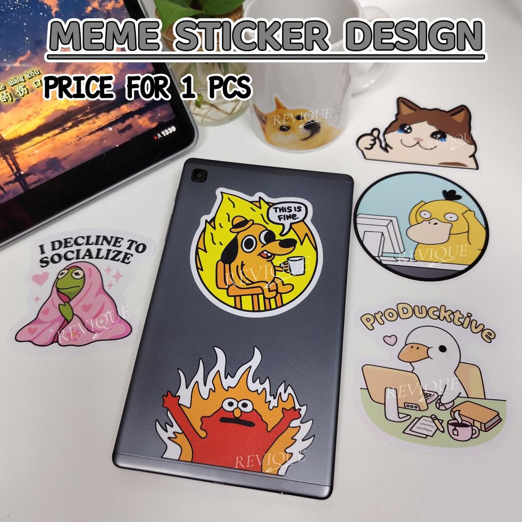 Meme Cute Sticker Pack | Pelekat Comel Meme Untuk Laptop & Botol ...