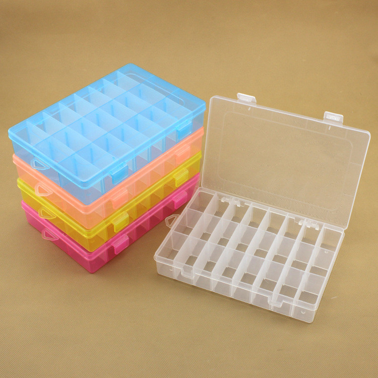 Detachable Transparent PP Storage Box Multi-Grid Toy Storage Building ...