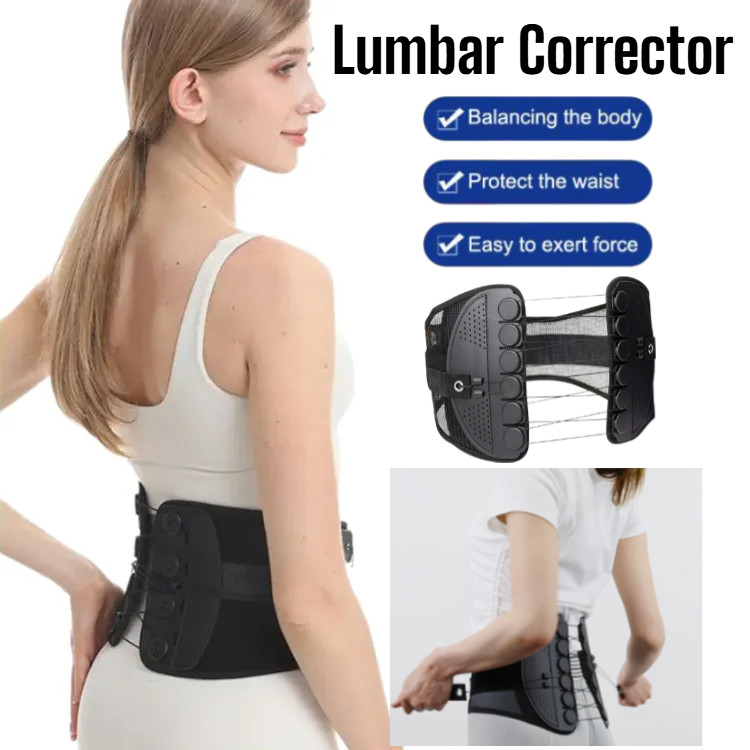 Girdle One Pull to Tighten Ball Massage Lumbar Spine Adjuster Provide ...