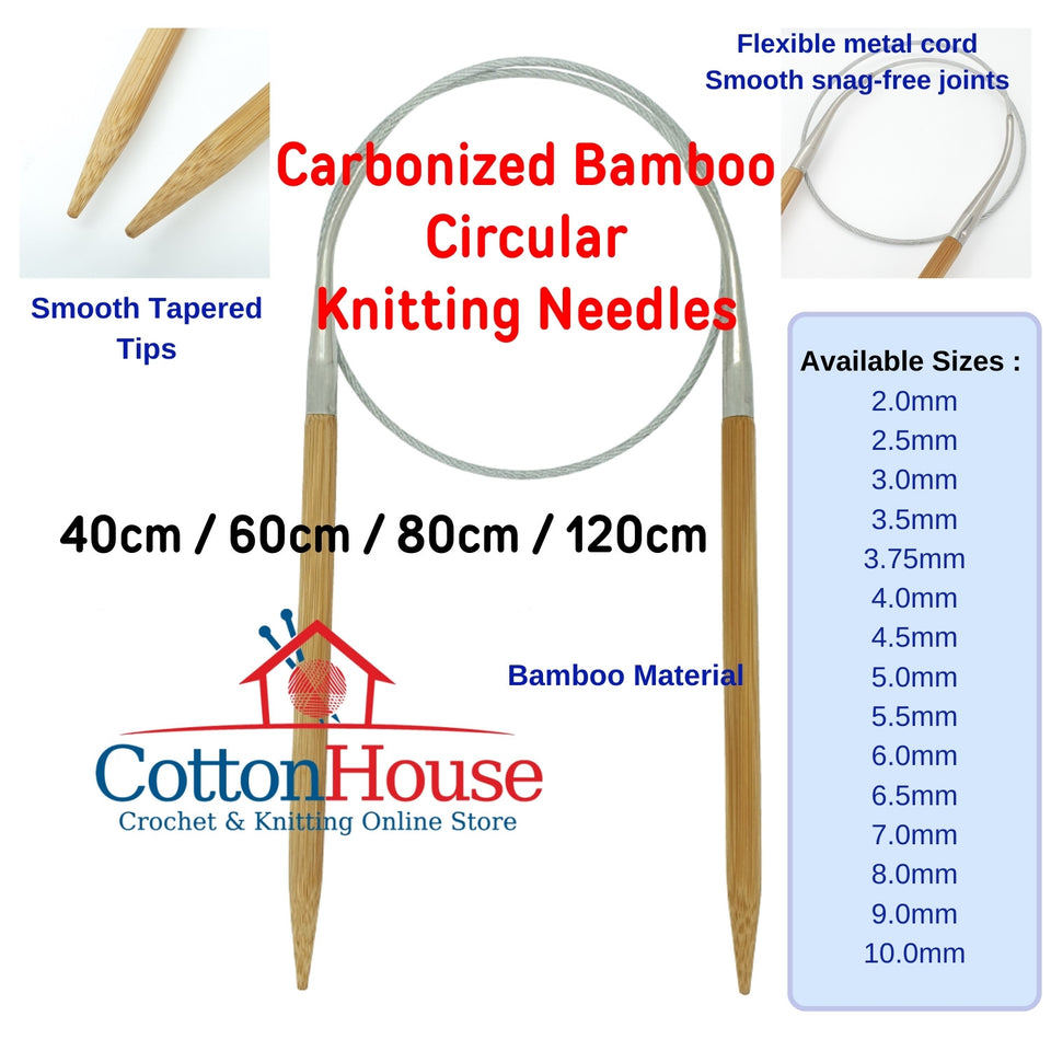 Carbonized Bamboo CN 40cm 60cm 80cm 120cm 2.0mm-10.0mm Circular ...
