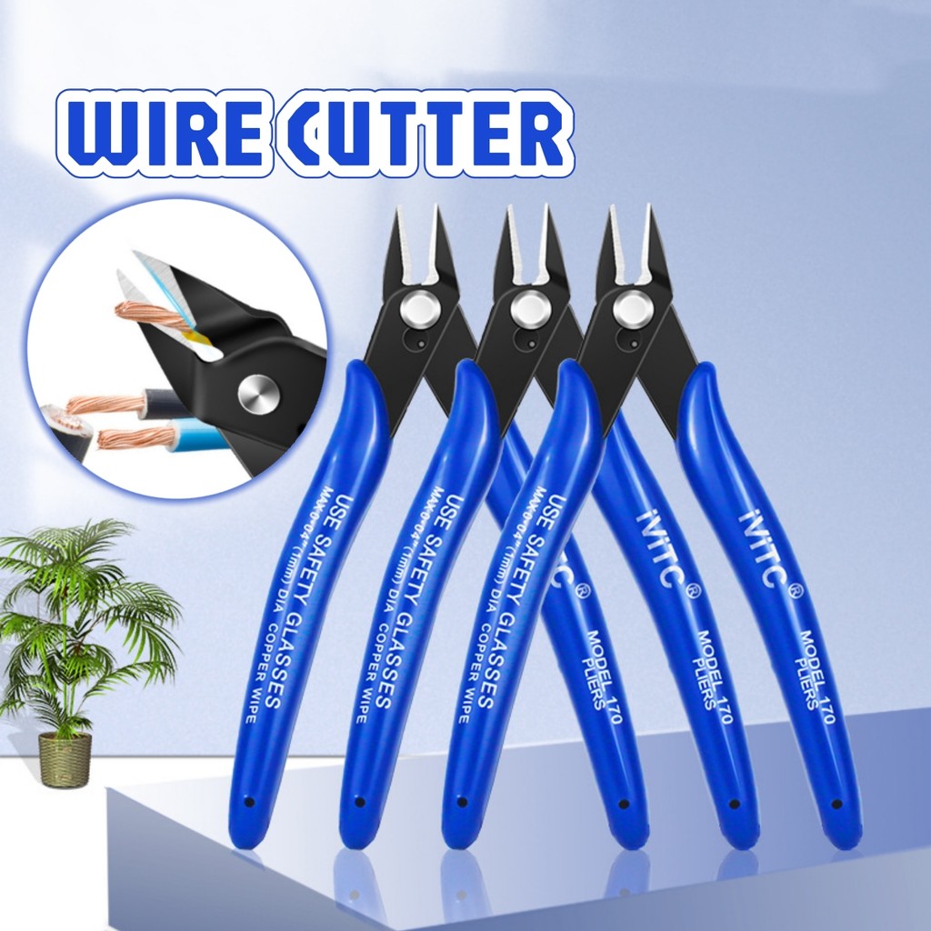 5 ″Inch Micro Wire Flush Cutter Internal Spring 170 Side Snips Cable ...