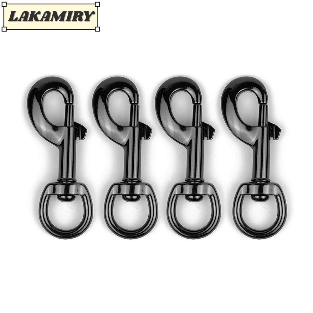 4-Pack Swivel Eye Snap Clips – Marine Grade 316 Stainless Steel, Heavy Duty 92mm, 360° Rotation, Spring Loaded Bolt, For Leashes, Tarps, Keychains, Fishing