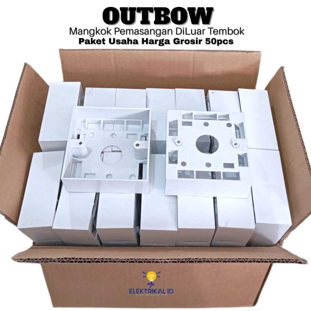 BUSINESS PACKAGE CONTENTS 50PCS OUTBOW Box Bowl Switch & Socket Outbow ...
