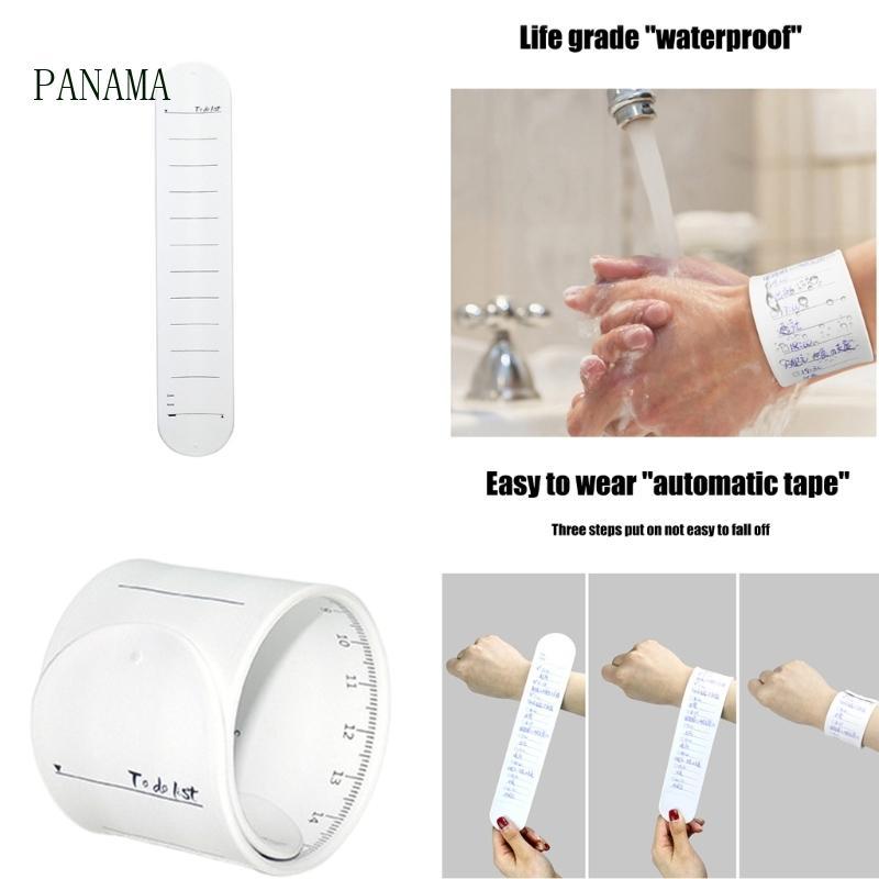 N Wearable Slap Bracelet Reusable Note Wristband Silicone Memo ...